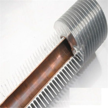 Heat Exchanging Extruded Copper Finned Tube for Water Heater